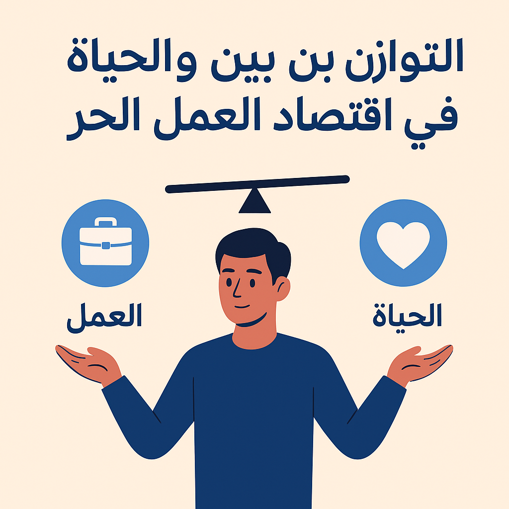 التوازن بين العمل والحياة في اقتصاد العمل الحر
