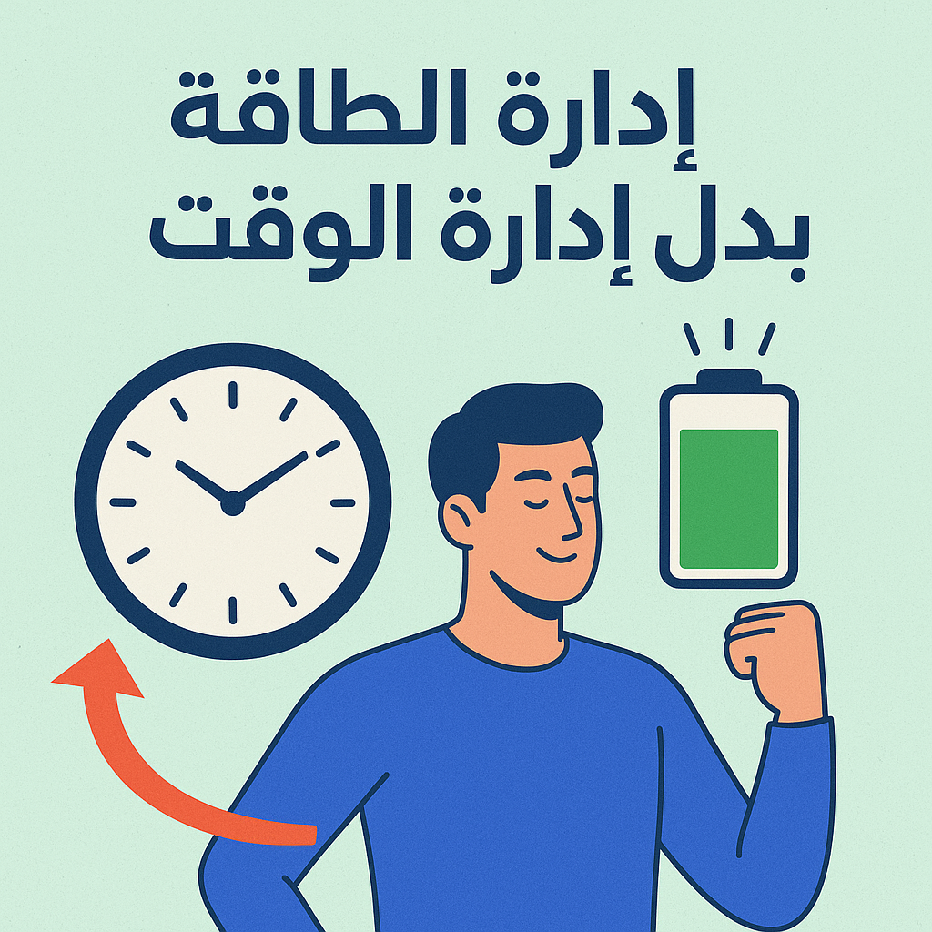 إدارة الطاقة لا الوقت: أساس الأداء المستدام