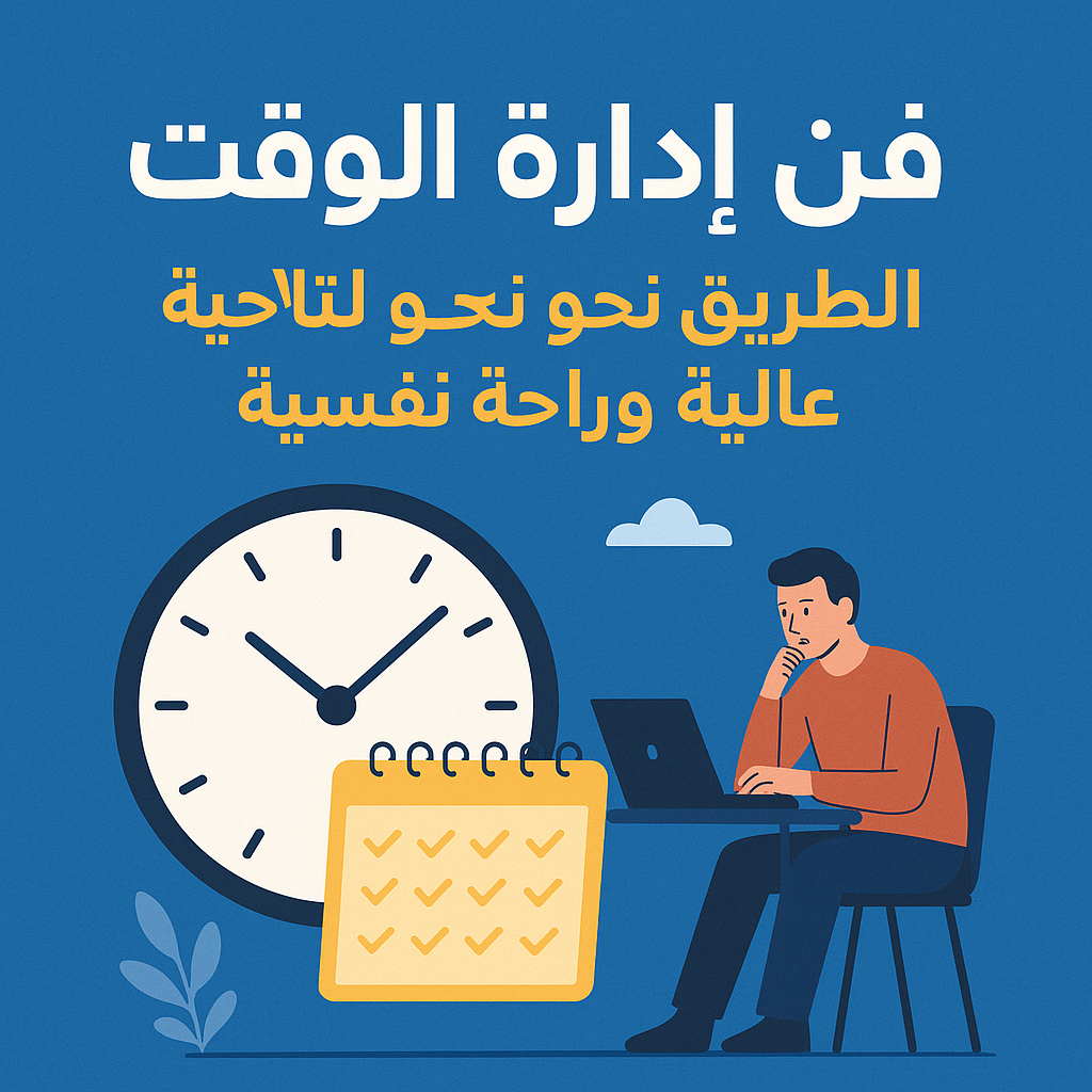 فن إدارة الوقت: الطريق نحو إنتاجية عالية وراحة نفسية